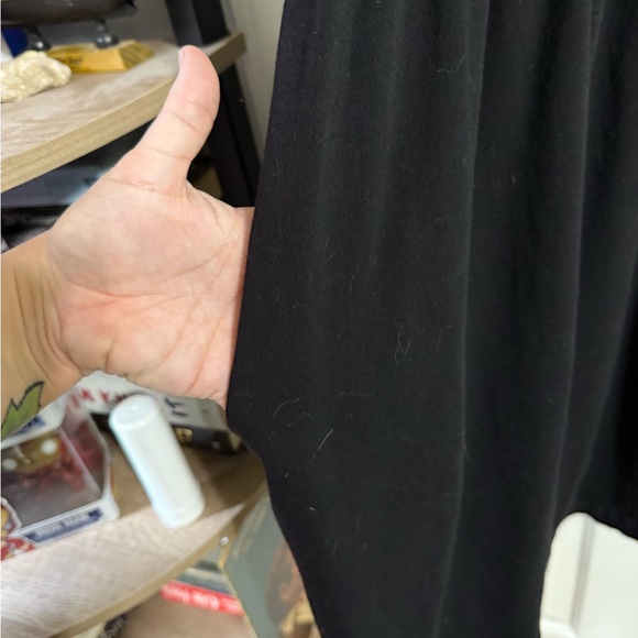 Black Relaxed Embellished Tunic Dress - Picture 4 of 4